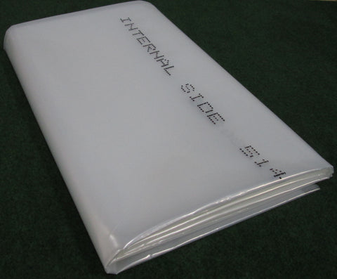 7.3 Metre Wide Polytunnel Sheeting - Clear UV Stabilised, 600 Gauge