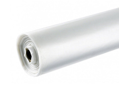 2 Metre Wide Clear Polythene Sheeting - 400 Gauge / 100 Micron UV