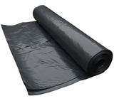 4 Metre Wide Black Polythene Sheeting DPM - 1000 Gauge / 250 Micron